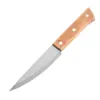 Cuchillo deshuesador engrosado, Cuchillo para sacrificio de ovejas de acero inoxidable, Cuchillo de corte y división de carne con mango de madera, Cuchillo de carnicero para matar cerdos