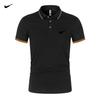 Polo de verano para hombre con diseño transfronterizo, de manga corta, con bloques de color, para jóvenes, para hombre y mujer, informal, deportivo, de manga corta.