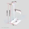 Soporte Colgante para Host de Computadora Soporte de Almacenamiento Colgante Fijo Debajo de la Mesa Soporte de Bandeja para Caja de Host de Escritorio de Oficina