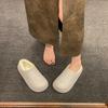 Desenho Animado Novo Solado Macio Sapatos de Algodão Femininos Inverno Forrado com Lã Quente Antiderrapante Impermeável Sapatos Solado Grosso Exterior Botas de Neve Sapatos de Algodão para Homens