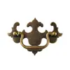 Manijas de Puerta de Gabinete Antiguas de Estilo Europeo, Herrajes para Cajones y Puertas de Armario, Manijas Pequeñas en Forma de Tira, Aleación de Zinc, Bronce Antiguo