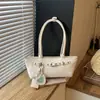 Bolsa de Mão Estampa de Leopardo de Nicho Feminina 2026 Nova Outono Retro Bolsa Tote para o Dia a Dia Grande Capacidade Bolsa de Ombro com Toque de Luxo