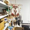 Campanilla de viento navideña de producto nuevo transfronteriza, campanilla de viento pintada de Navidad para atrapar el sol S