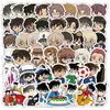 100 piezas de varios stickers populares de graffiti, materiales de collage de mascotas lindas, empaque con agujero para colgar, stickers decorativos impermeables
