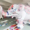 Elefante inflable con rociador de agua personalizado de fábrica, elefante inflable de PVC, animal de dibujos animados inflable, modelo inflable para parque temático