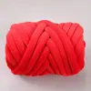 Suministro Especial Transfronterizo de Hilo Cardado de Terciopelo de Cristal 3cm Manta Hecha a Mano DIY Hilo Grueso Hilo para Cojín Tiras de Tela Hilo para Cama de Gato