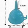 En stock producto de 2 yuanes embudo de plástico engrosado color sólido transparente fuga de aceite hogar fuga de vino fuga de arroz venta al por mayor