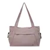 Bolso de hombro minimalista, elegante y casual, estilo coreano y japonés, bolso tote artístico y único, ligero, adecuado para la escuela, el trabajo y el uso diario para mujeres