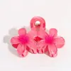 Pinza de Garra de Plumeria Transfronteriza de 8 cm con Broche de Flor de Caramelo de Diamante Simulado, Nuevo Estilo con Accesorio para el Cabello de Flor de Bauhinia con Pedrería para la Parte Posterior de la Cabeza