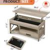 Mesa de centro elevable de comercio exterior europeo y americano, muebles, plato de ventas nuevo Yama transfronterizo, venta al por mayor de fábrica para sala de estar