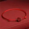Pulsera de Hilo Rojo Ultradelgada para Mujeres y Parejas, Pulsera Tejida Hecha a Mano para Niños y Bebés, Pulsera de Buena Suerte y Seguridad para Hombres