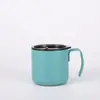 Taza de Acero Inoxidable de Amazon Creativa para el Hogar Portátil para Exteriores Taza de Té con Asa Taza de Café Se Puede Imprimir con Logo