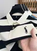 Venta Directa de Fábrica 2026 Nuevo Verano Rayas Manga Corta Casual Tendencia Marca Hombre Camiseta Polo Bordada Moda Versátil
