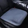 Almofada de Pelúcia para Assento de Carro de Inverno Peça Única Sem Encosto Almofada Espessa de Algodão Almofada Aquecida para Banco Dianteiro Almofada Quadrada Única