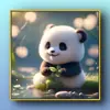 Pegatinas Cálidas y Lindas de Osos Panda Pequeños para la Guardería del Bebé, Pinturas Decorativas Autoreparables, Pegatinas de Pared con Dibujos de Animales Caricaturizados