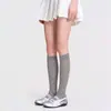 Calcetines de pantorrilla para mujer con patrón de rombos, Calcetines largos calados, Calcetines grises de estilo coreano simples hasta la mitad de la pierna, Calcetines holgados, Calcetines de algodón puro para mujer, Sin costuras