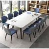 Mesa de conferência mesa longa escritório minimalista moderno combinação de mesas mesa longa mesa de treinamento retangular mesa grande bancada de trabalho