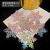 Ba Luo Luo Retro Acrílico Floco de Neve Peças de Resina Kit de Material para Joias DIY Feito à Mão Areia Líquida Mahjong Cola de Creme