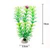 Plantas Aquáticas Simuladas para Aquário, Aquário, Paisagismo de Plantas, Coqueiros Simulados, Decorações para Aquário de Estimação, Grama de Plástico Variada de 20cm