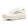 Zapatos de Lona Gruesa con Triángulo Invertido de Nicho para Hombre para Primavera, Zapatillas Deportivas Retro Versátiles Casuales que Aumentan la Altura, Zapatos de Hombre Estilo Ro