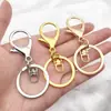 Anillos para Llaveros al por Mayor, Colgantes de Metal, Pinzas para Perros, Ganchos para Puertas, Broches de Langosta, Juego de Tres Piezas, Accesorios para Joyería DIY Chapados que Conservan el Color