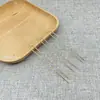 Pin de Soldadura en Forma de U de Cobre Puro Pasador Pequeño DIY Estilo Antiguo Accesorio para el Cabello Hanfu Pasador de Pelo Color de Galvanoplastia Pasador que Conserva el Color Adorno Floral para el Cabello Pasador Lateral