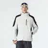 Ropa de Carga para Exteriores para Mujer Forrada de Polar Engrosada Cortavientos Resistente al Frío Forro Polar Tres en Uno Desmontable Ropa de Carga para Hombre