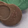 Tianyi Verão Novo Meias Invisíveis Masculinas Vazadas de Cano Baixo Malha Cor Sólida Diamante Silicone Meia Barco Japonesa