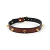 Juguetes Sexuales Alternativos SM, Collares de Cuero Genuino, Collares para Parejas, Accesorios de Bondage, Collares de Piel de Vaca, Juguetes para Adultos