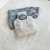 Bolso de hombro simple y artístico estilo coreano 2026 para estudiantes mujeres, bolso de lona con estampado floral, bolso de mano de gran capacidad para el trabajo