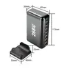 Cargador Pd de Nitruro de Galio de 268W, Cargador de Escritorio Multipuerto de 240W de Venta Caliente Transfronteriza, Adaptador Multifuncional Pd para Laptop