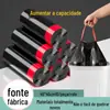 Saco de lixo extra grande com cordão portátil espesso, saco plástico de cozinha, privacidade para dormitório, saco de lixo grande, atacado