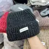 Gorro de Lana con Orejas de Gato para Mujer con Circunferencia de Cabeza Grande, Lindo Gorro Frío para Otoño e Invierno, Gorro de Punto de Felpa Engrosado a Prueba de Frío y Cálido