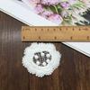 Estilo japonês solúvel em água algodão laço pequena flor artesanato decorativo flor pano adesivo chapéu vestuário flor remendo