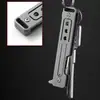 Bisturí de Acero Inoxidable Bisturí Plegable Desmontable Caja Exprés Cuchillo Mini Cuchillo de Tallado Portátil Cuchillo de Arte