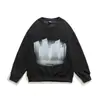 Moletom Americano Pesado Novo Gola Redonda Masculino Primavera e Outono 2024 Explosões Solto Manga Longa Moletom Casual Moda Marca Jaqueta