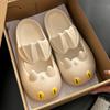 Sandalias Lindo Pterosaurio de Dos Usos para Mujer 2025 Nuevas para el Hogar Interiores y Exteriores Baotou Suela Gruesa Antideslizantes