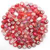 10 contas coloridas aleatórias contas com furo grande contas para miçangas amarelo verde rosa azul roxo contas soltas pulseira colar diy