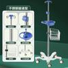 Soporte de Infusión con Base Ponderada Soporte para Bomba de Infusión Soporte Móvil para Botellas Clínica Portátil Soporte Móvil para Goteo