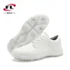 Zapatos de Golf Fuli Sports Venta Directa, Estilo Caballero, Tacos Fijos, Material Superfibra Impermeable Zapatos de Golf
