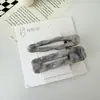 Nuevo Paquete de 2 Pinzas de Pato Onduladas de Acetato con Pinzas para el Cabello Laterales de Gama Alta y Exquisitas Pinzas para Flecos Accesorios para el Cabello Pinza para el Cabello