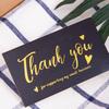 Etiqueta de agradecimiento de papel kraft negro, embalaje de regalo, decoración de regalo, tarjeta de agradecimiento, etiqueta de embalaje para hornear
