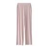 Ropa de casa para mujer de Modal Lenzing de 80 hilos para primavera y otoño, cuello redondo, color liso, holgada y cómoda, mangas largas que se pueden usar fuera