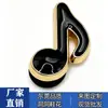 Acessórios para sapatos clog de novo estilo, série de música metálica, pingentes de sapato versáteis, fivelas para sapatos clog, decorações de sapato