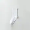 Calcetines Personalizados para Hombres y Mujeres, Calcetines de Algodón de Caña Media, Grado 7A Antibacterianos, Resistentes al Olor, Absorbentes de Sudor, Negro Clásico, Blanco, Gris, Deportivos, Industria de Calcetines de Zhuji