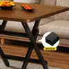 Mesa plegable, Mesa de comedor para uso doméstico, Mesa para apartamentos pequeños, Mesa redonda simple, Mesa portátil para viviendas de alquiler, Mesa portátil para exteriores para montar puestos, Mesa cuadrada para comer
