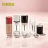 Tubo Personalizado de Blush Líquido para Fabricante 10ml Redondo como Tubo de Brilho Labial de Plástico Cabeça de Esponja Corretivo Líquido Garrafa Vazia