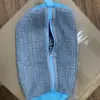 Bolsa de lavagem de sapatos de veludo chenille com zíper, nova, transfronteiriça, para máquina de lavar, limpeza, portátil, para casa, cuidado repetível