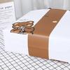 Bolsa de mão laminada de urso vintage, não tecida, sacola de loja de roupas, sacola de compras para presente, sacola de desenho animado para roupas infantis, bolsa de pano feminina