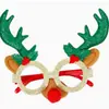 Gafas Decorativas Navideñas Transfronterizas 2027 para Adultos y Niños Regalos para Fiestas Navideñas Gafas de Gorro de Santa Claus